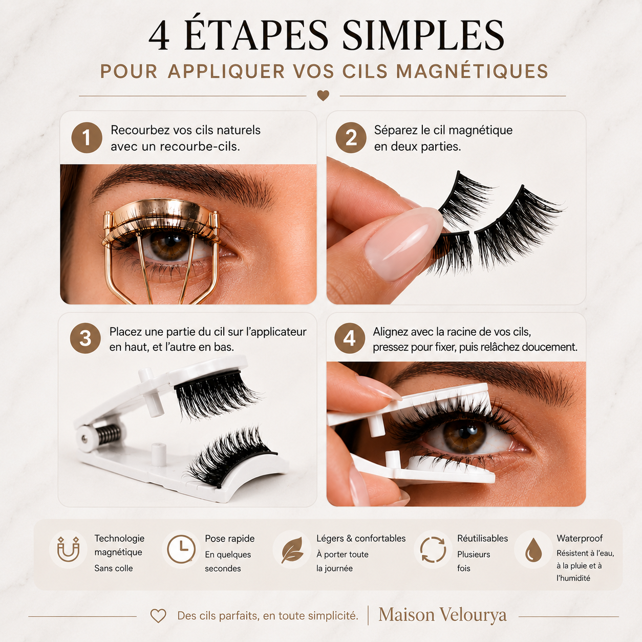 Cils Magnétiques Velourya™