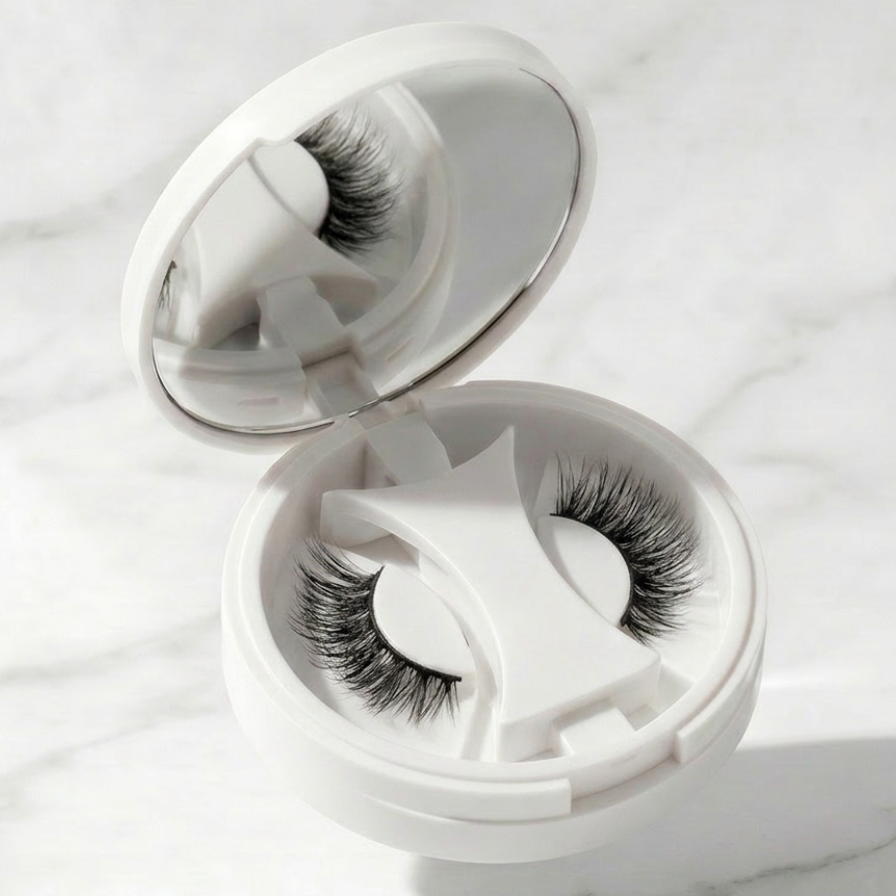 Kit Cils Magnétiques Premium – Boîte Magnétique & Pince Incluse
